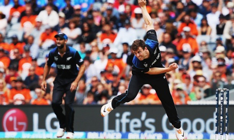This is what Matt Henry looks like. Will he write himself into cricket lore today? (Hannah Peters/Getty Images)