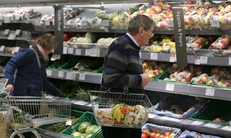 Man in supermarket