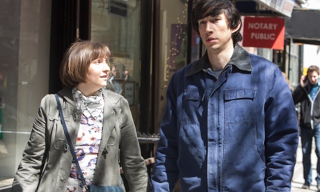 Lena Dunham and Adam Driver in HBO's Girls