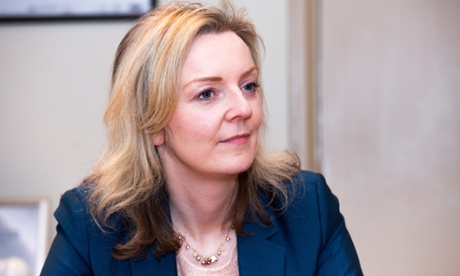 Environment secretary Elizabeth Truss visiting the Mathew Walker Factory, who make Christmas puddings, Heanor, Derbyshire, England, UK, on 22 January 2015.