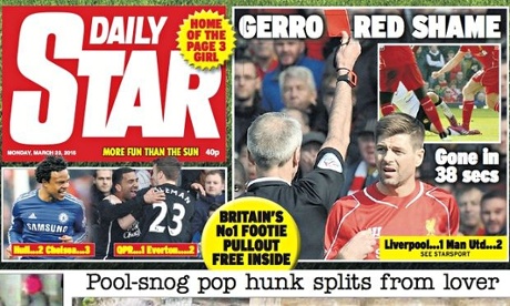 Daily Star front page