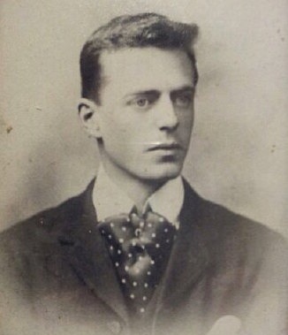 Patrick Gale's great-grandfather Harry Cane, around the time he was courting WInifred Wells.