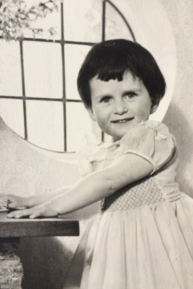 Catherine Chanter as a young child.