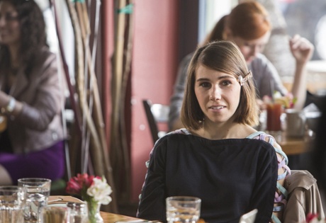Shoshanna, the queen of the barrette, in Girls Season 4, episode 5