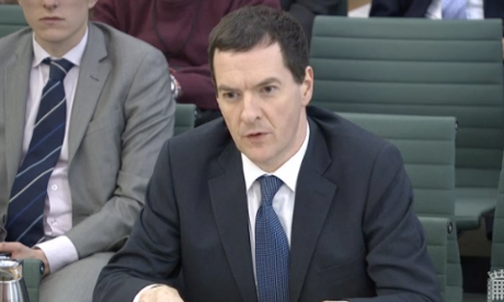 George Osborne at the Treasury committee