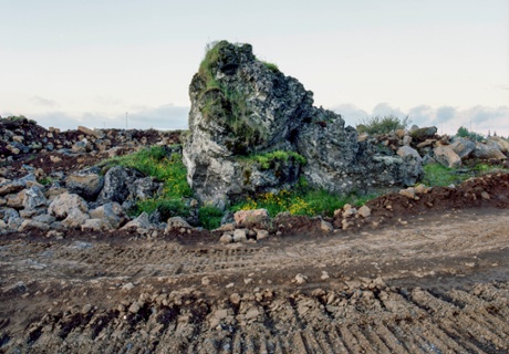 The Ófeigskirkja – a 'hidden people church' – at Gálgahraun, which held up construction of a new road to the town of Álftanes. It has been relocated to appease protesters.