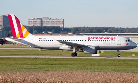 A Germanwings A320 at Stuttgart airport, Germany.