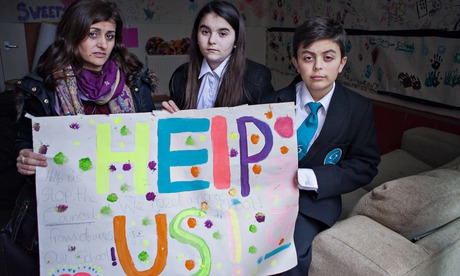 Dakuci family protest at Sweets Way eviction