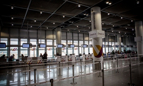 The airport on March 24, 2015 in Dusseldorf, Germany.   