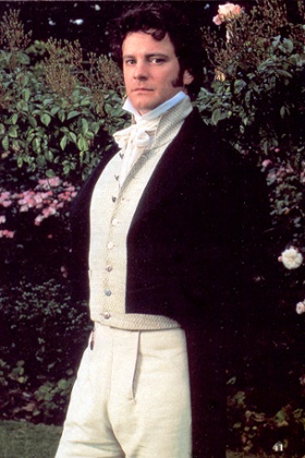 Colin Firth as Mr Darcy in Pride and Prejudice