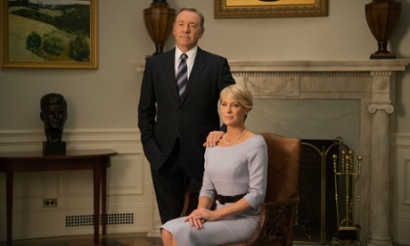 House of Cards: Kevin Spacey and Robin Wright as Frank and Claire Underwood.