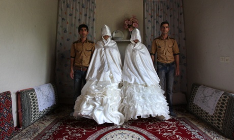 A 2011 wedding in Ghalehsar village about 220 miles (360 kilometers) northeast of Tehran. (AP Photo/Vahid Salemi)