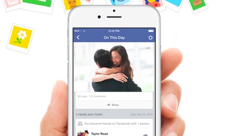 Facebook's new On This Day feature.
