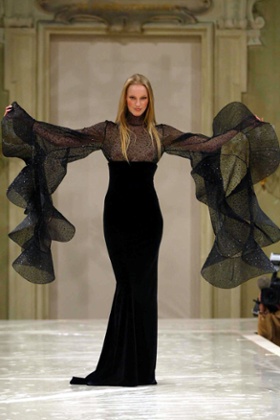 Pierre Cardin’s 50-year retrospective, Florence, 2003.