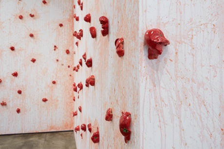 ‘Juice turns to blood’: Tomatoes, 2013 by Los Carpinteros.