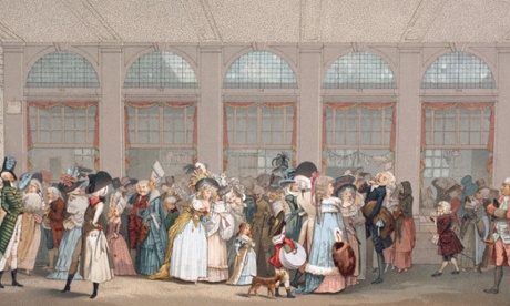 The Galeries de Bois in the Palais-Royal in their heyday.