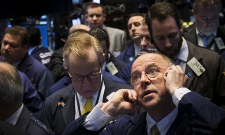 Traders at the New York Stock Exchange.