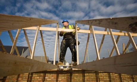 A Bellway construction site in Epping, east London.