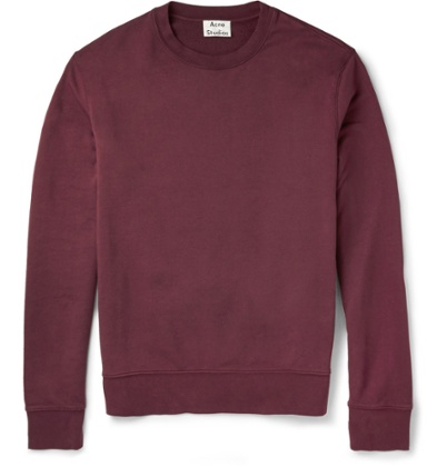 Acne sweatshirt in Marsala – very 2015.