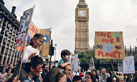 Protest march in London