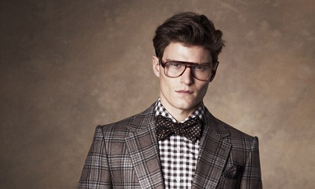 Oliver Cheshire models bow-ties for M&S