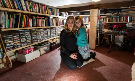 Tanith and Clio in the basement