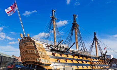 HMS Victory in the Portsmouth Historic Dockyard.