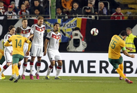 Mile Jedinak scores his side's 2nd goal.