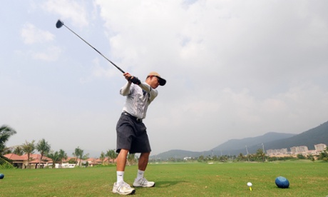 golf golfer china amateur leisure