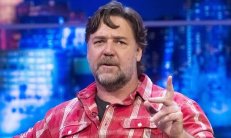 Russell Crowe: ‘I’ve even had my face on an Australian stamp, the only non-Australian to do so, apart from the Queen, of course.’