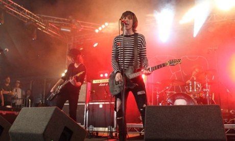Van McCann of Catfish and the Bottlemen at last year's Reading festival: 'xxxxx'