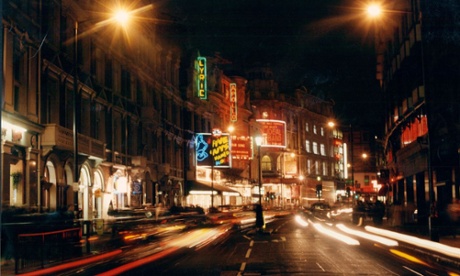 London at night