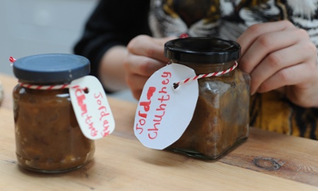chutney in jars