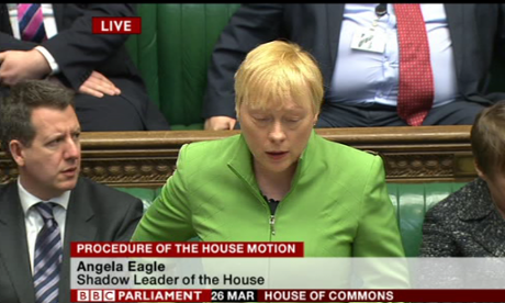 Angela Eagle addresses Commons
