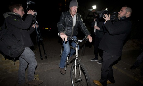 Jeremy Clarkson may be on his bike but he won't be going to Russia