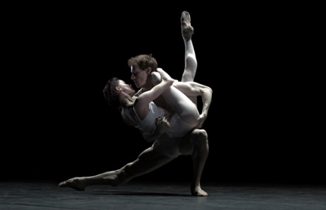 Edward Watson and Olivia Cowley in Wayne McGregor’s Qualia at Sadler’s Wells.