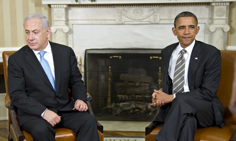 Barack Obama and Binyamin Netanyahu in 2011