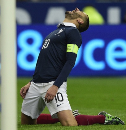 Missed chance for Karim Benzema.