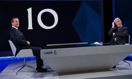 David Cameron and Jeremy Paxman