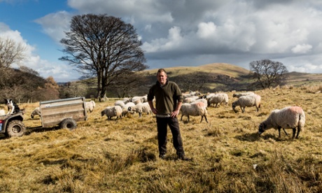 James Rebanks on his sheep farm in the Lake District.