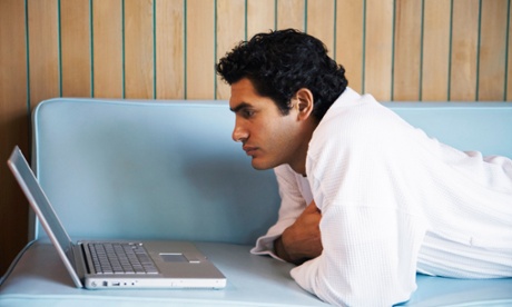 'I'm finally taking steps to address my porn addiction.' (Posed by model)