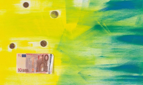 Isa Genzken's Geldbild IX (2014).