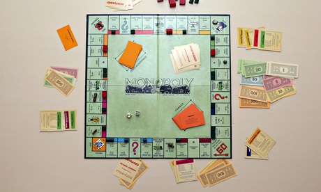 English edition of the Monopoly Board Game.