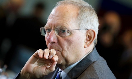 German Finance Minister Wolfgang Schaeuble.