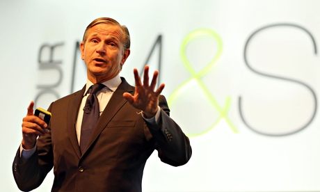 Mark and Spencer's profits down