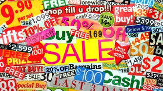 Photo collage of ads