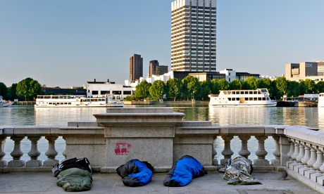 homeless people sleeping London