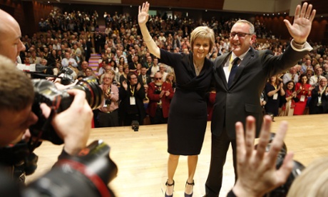 Nicola Sturgeon formally takes over leadership of the SNP at the party's annual conference in Perth last November. Stewart Hosie becomes deputy leader