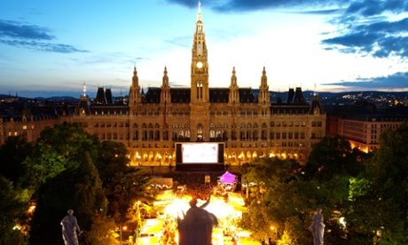 Rathausplatz Vienna, Austria