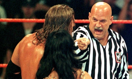 Jesse Ventura gets into an argument with Triple H